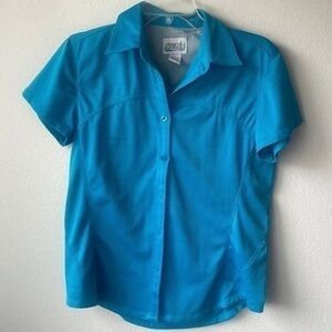Guides choice top women’s size large teal blue